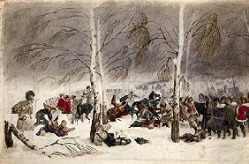 Battle between Korytna and Krasnoi on 15-11-1812