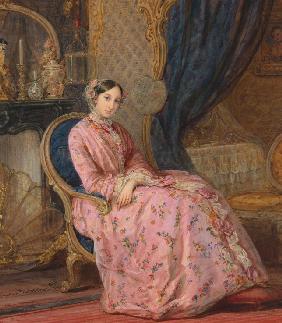 Portrait of Grand Duchess Maria Nikolaevna of Russia, Duchess of Leuchtenberg (1819-1876)