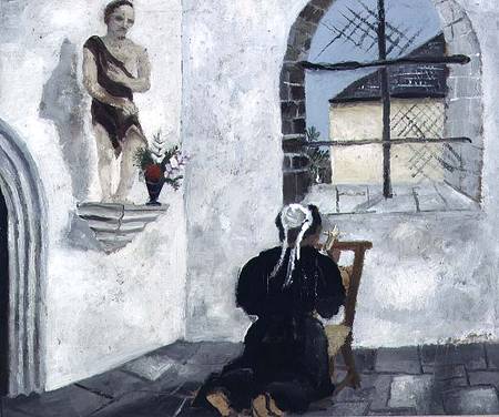 Breton Woman at Prayer from Christopher Wood