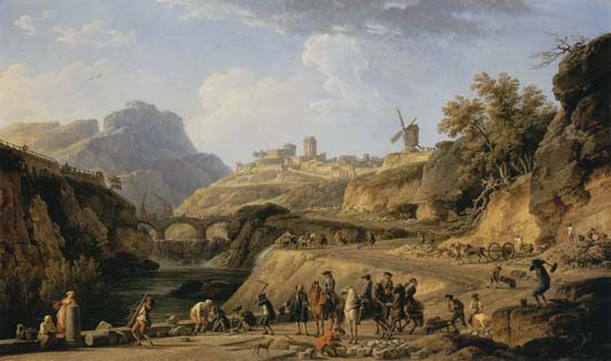 The Construction of a Road from Claude Joseph Vernet