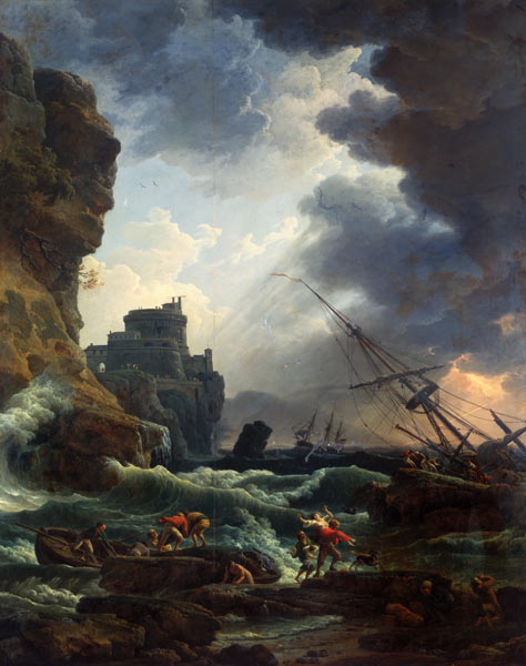 The Storm from Claude Joseph Vernet