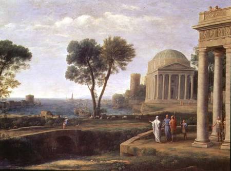 Landscape with Aeneas at Delos from Claude Lorrain