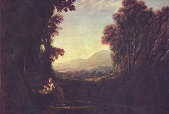 Countryside with expiating Magdalena from Claude Lorrain