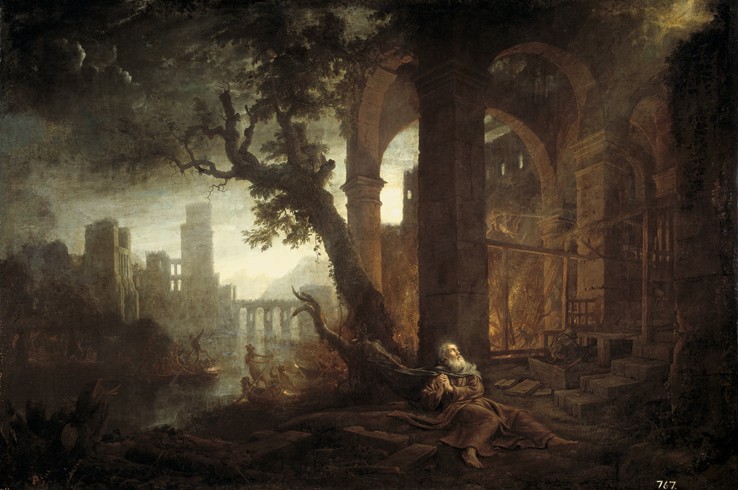 Landscape with the Temptation of Saint Anthony from Claude Lorrain