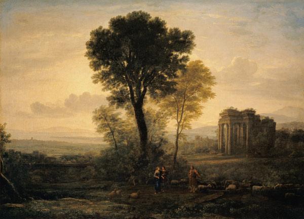 Morning (Landscape with Jacob, Rachel and Leah by the Well)
