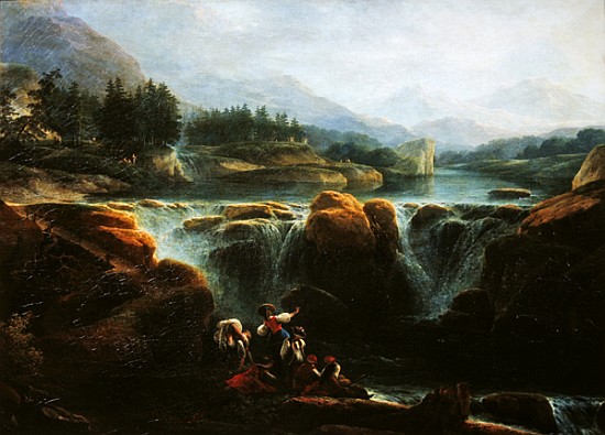 Swiss landscape, c.1790-94 from Claude Louis Chatelet