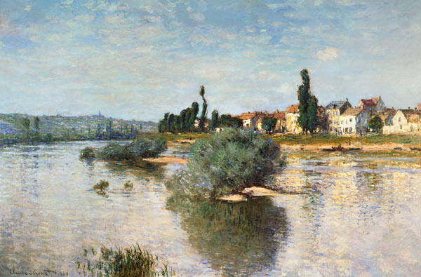 The Seine at Lavacourt from Claude Monet
