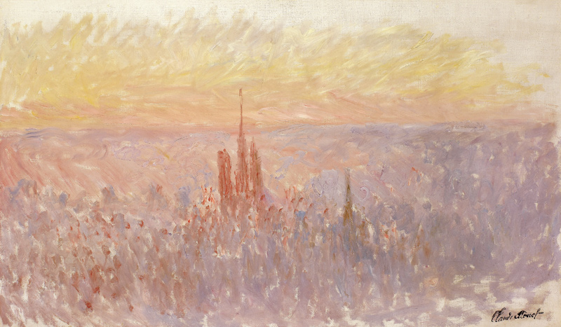 View of Rouen from Claude Monet