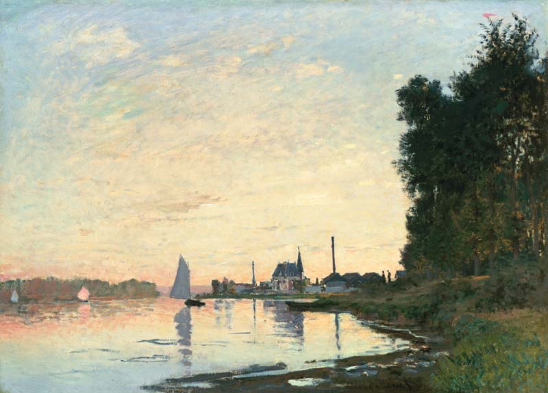 Argenteuil, Fin this ' snowless-midi. from Claude Monet