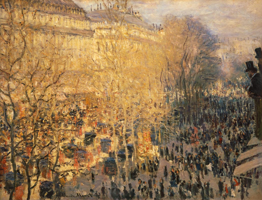 Boulevard des Capucines in Paris from Claude Monet