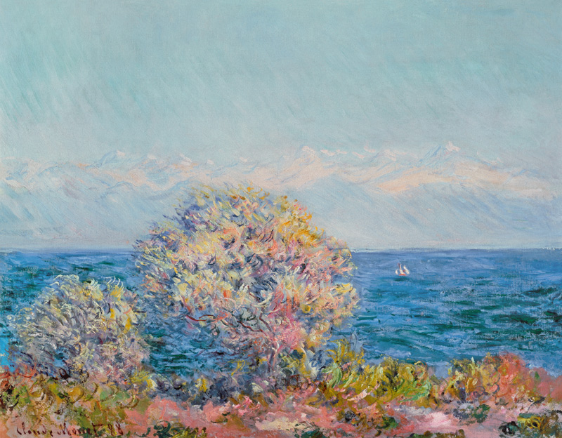Cap D'Antibes im Mistral from Claude Monet
