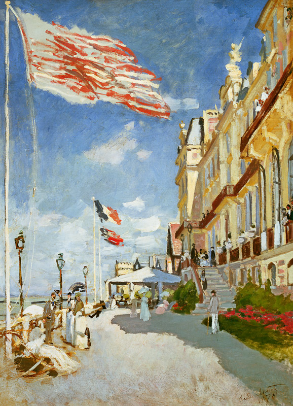 The Hotel des Roches Noires at Trouville from Claude Monet