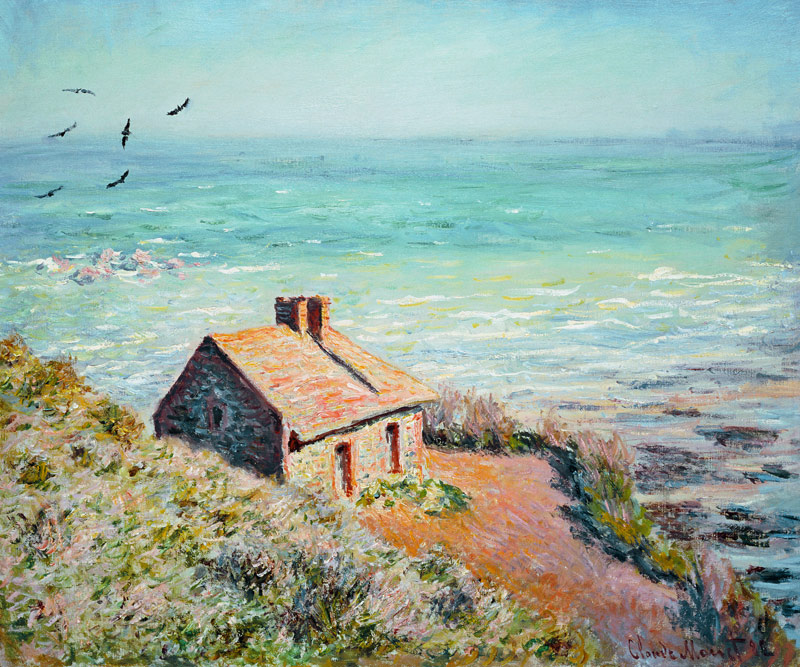 Das Zollhäuschen im Morgenlicht from Claude Monet