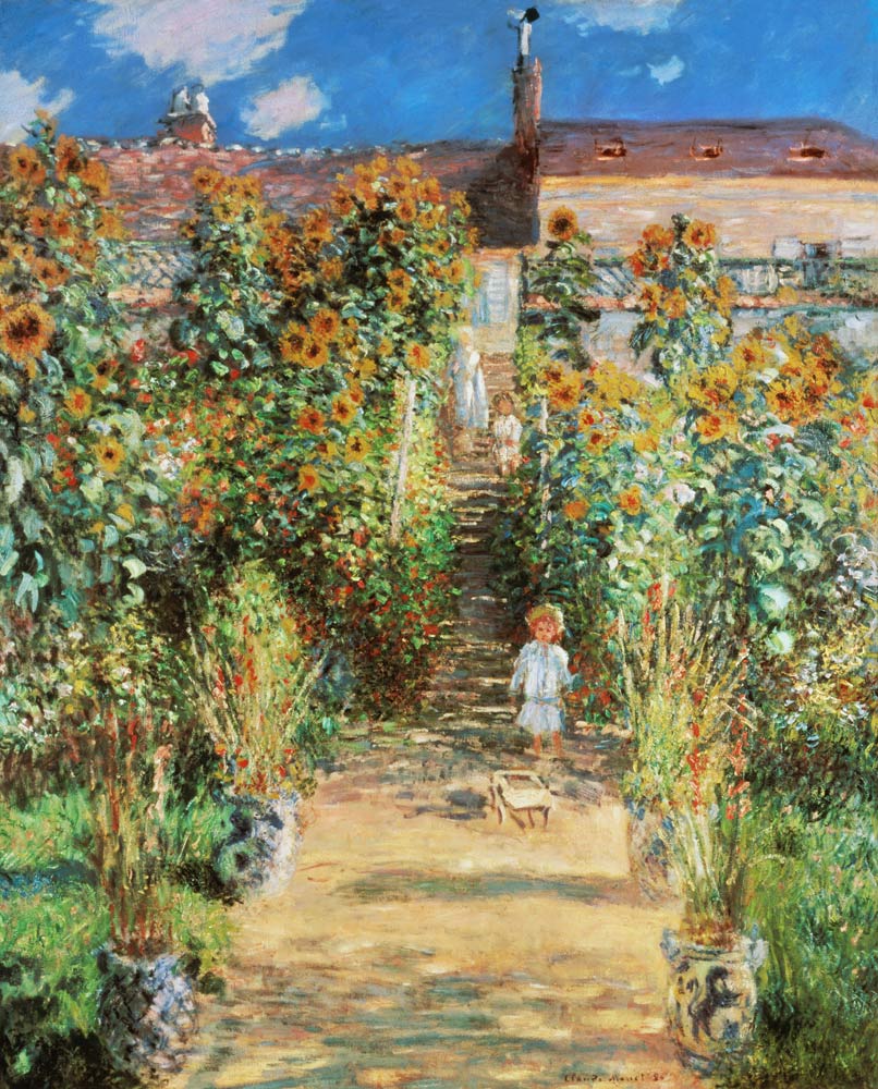 Der Garten des Künstlers in Vétheuil from Claude Monet