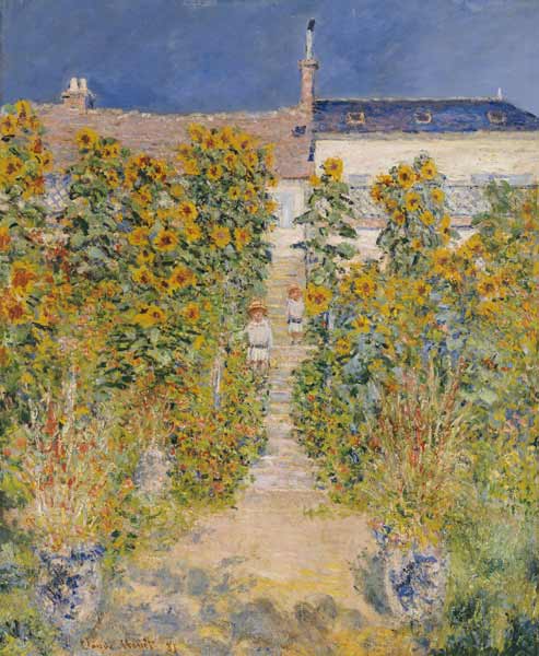 The Artist''s Garden at Vetheuil from Claude Monet
