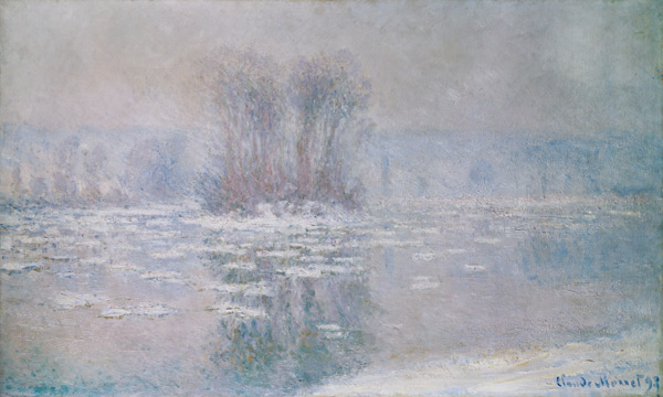 Ice at Bennecourt from Claude Monet