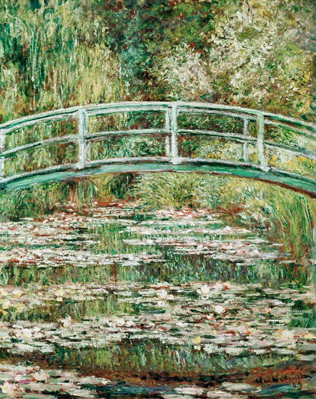 Japanese bridge from Claude Monet
