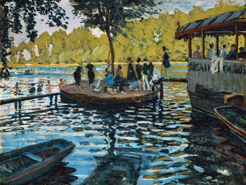 La Grenouillere from Claude Monet