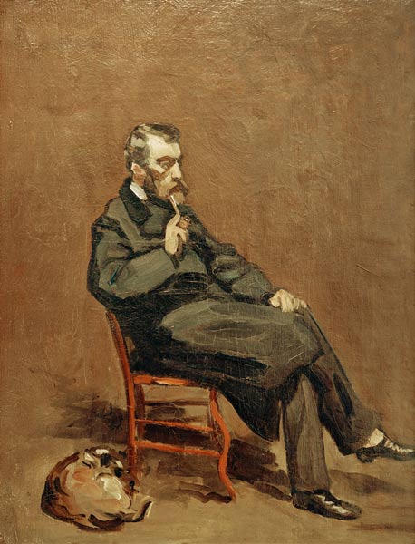Man with Pipe from Claude Monet