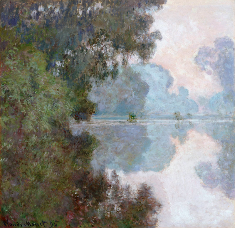 Morgen an der Seine, nahe Giverny from Claude Monet
