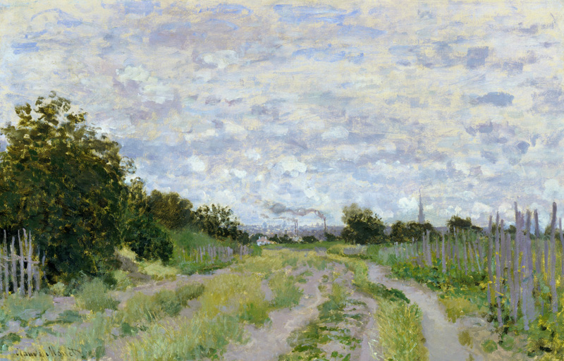 Path through the Vines, Argenteuil from Claude Monet