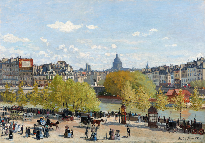 Quai du Louvre, Paris from Claude Monet