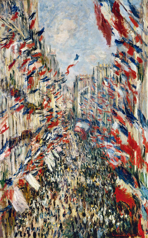 C.Monet, Rue Montorgeuil on 30 June 1878 from Claude Monet
