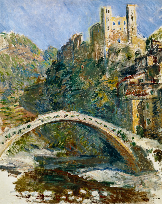 The Castle of Dolceacqua from Claude Monet