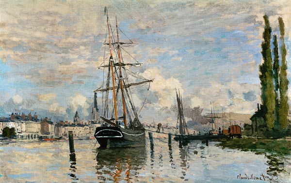 The Seine At Rouen from Claude Monet
