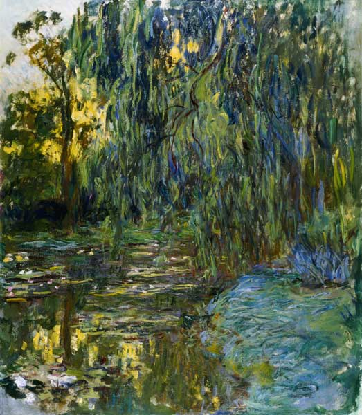 Weeping Willows, The Waterlily Pond at Giverny from Claude Monet