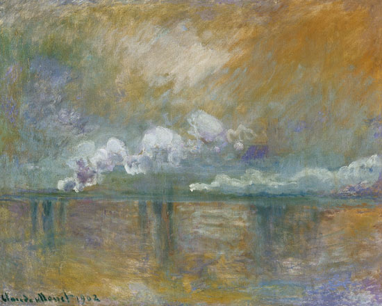 Charing Cross Bridge, Smoke in the Fog from Claude Monet