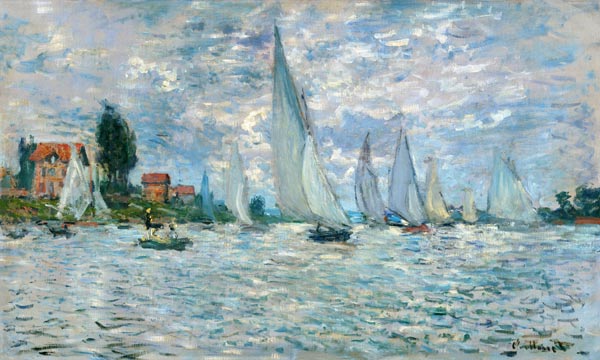 The Boats, or Regatta at Argenteuil from Claude Monet