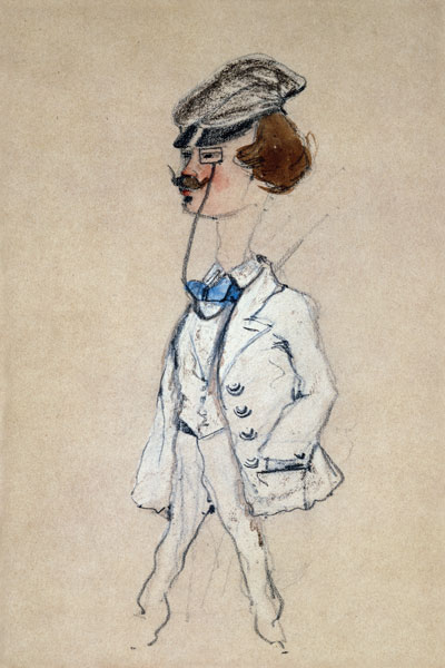 Young Man with a Monocle from Claude Monet