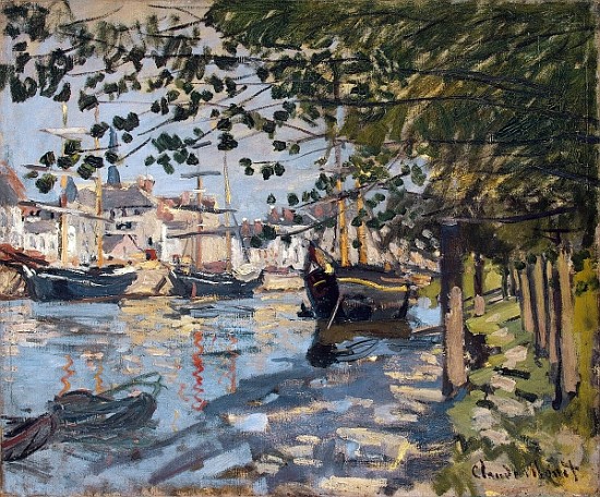 Seine at Rouen from Claude Monet