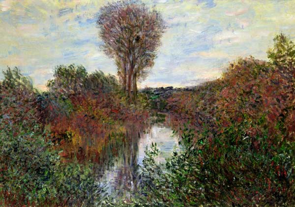 Small Branch of the Seine from Claude Monet