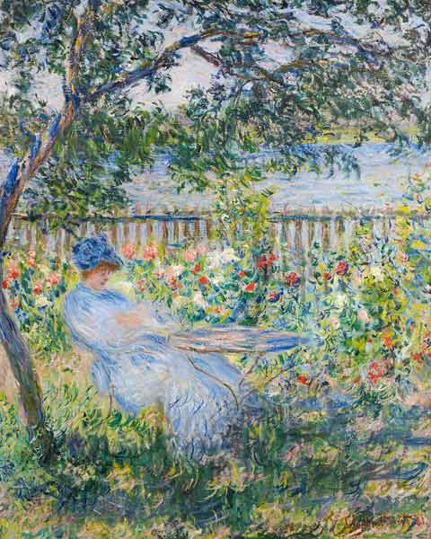 The Terrace at Vétheuil from Claude Monet