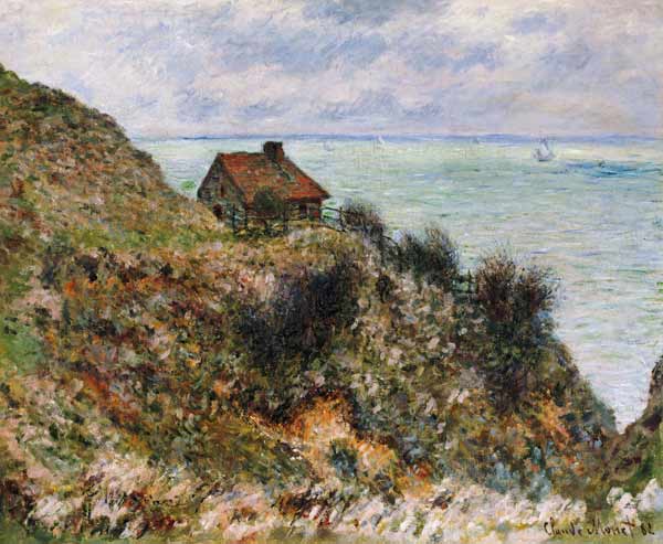 The Customs Officers' Hut at Pourville from Claude Monet