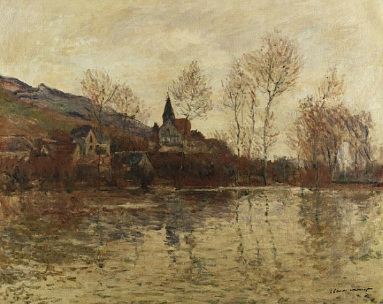 The Flood at Giverny, c.1886 from Claude Monet