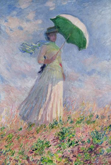 Woman with a Parasol (Susanne Hoschedé)