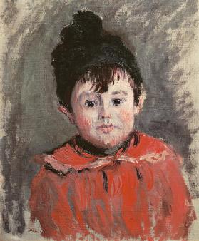 Michel Monet (1878-1966) Wearing a Bobble Hat