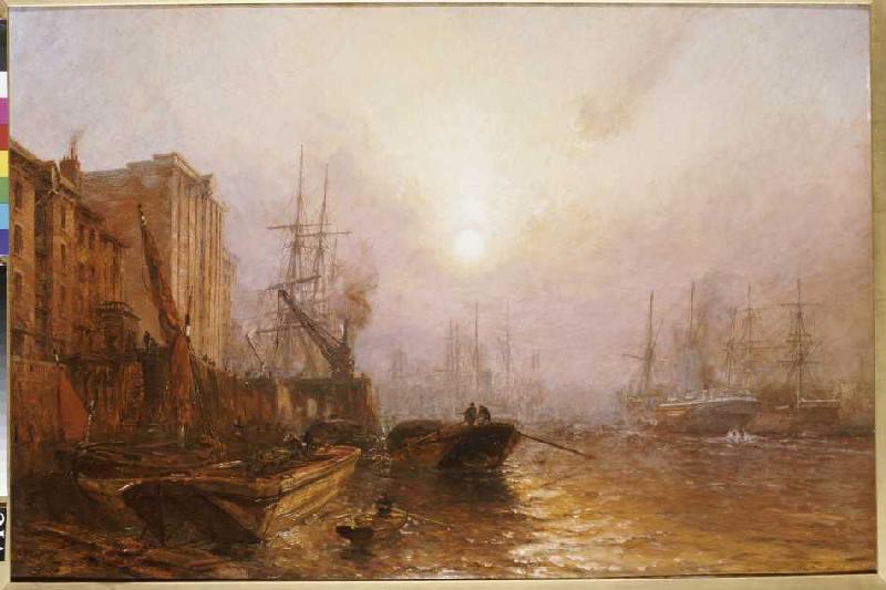 Der 'Pool of London' am Abend from Claude T. Stanfield Moore