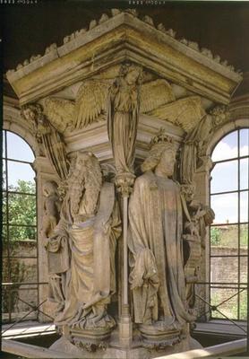 The Well of Moses, David and Moses, 1395-1404 (stone) from Claus Sluter