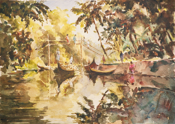 611 Village life on the back waters from Clive Wilson Clive Wilson