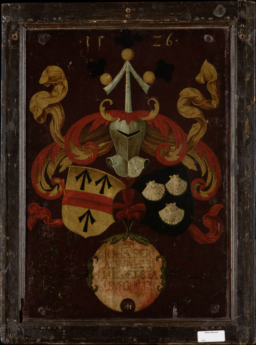 Alliance Coat of Arms Stralenberg/Stalburg from Conrad Faber von Kreuznach