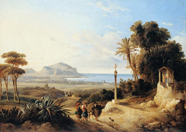 View of Palermo from Consalvo Carelli