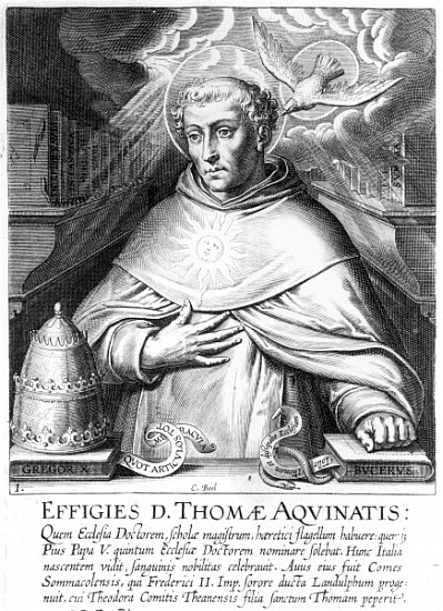 St. Thomas Aquinas from Cornelis Boel