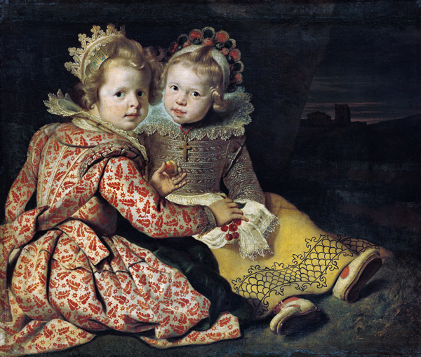 Magdalena and Jan-Baptist de Vos, the children of the painter from Cornelis de Vos
