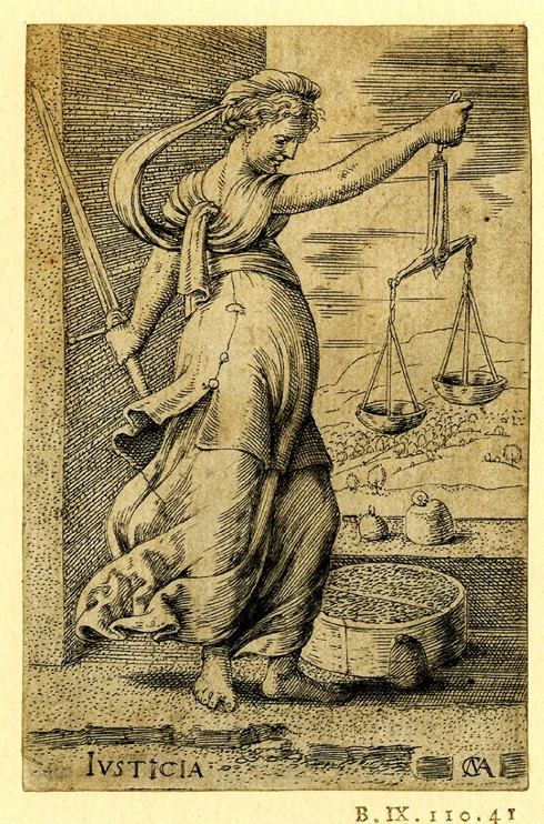 Justitia (Justice) from Cornelis Massys