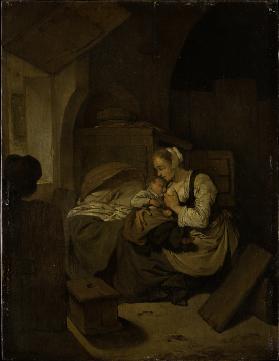 Interior with Nursing Mother