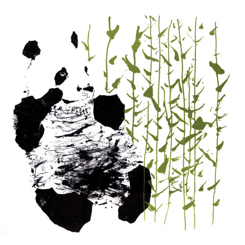 Shy Panda from Louise Cunningham